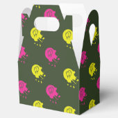 Army Green - Pink & Yellow Paintball Party Geschenkschachtel (Geöffnet)