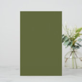Army Green Solid Color (Stehend Vorderseite)