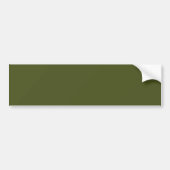 Army Green Solid Color Autoaufkleber (Vorne)