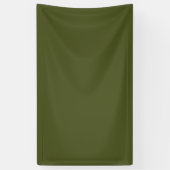 Army Green Solid Color Banner (Vertikal)