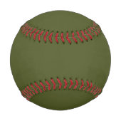 Army Green Solid Color Baseball (Vorderseite)