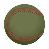 Army Green Solid Color Baseball (Vorderseite Links)