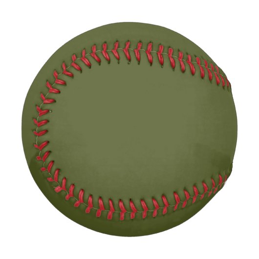 Army Green Solid Color Baseball (Vorderseite Links)