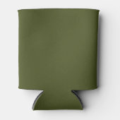 Army Green Solid Color Dosenkühler (Vorderseite)