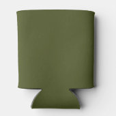 Army Green Solid Color Dosenkühler (Rückseite)