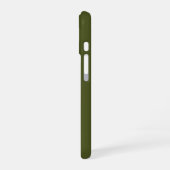 Army Green Solid Color iPhone 16 Hülle (Linke Seite)