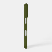Army Green Solid Color iPhone 16 Hülle (Rechte Seite)