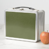 Army Green Solid Color Metall Brotdose (Beispiel)