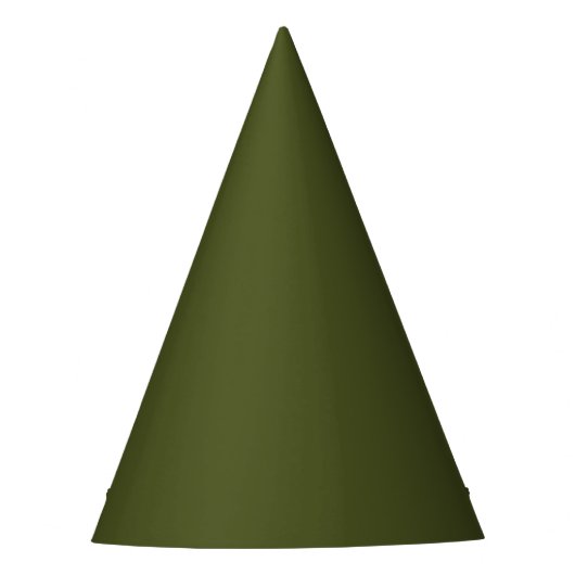 Army Green Solid Color Partyhütchen (Vorderseite)