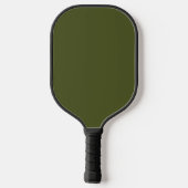 Army Green Solid Color Pickleball Schläger (Rückseite)