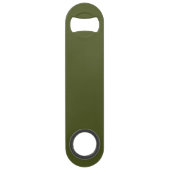 Army Green Solid Color Speed Flaschenöffner (Rückseite)