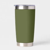 Army Green Solid Color Thermobecher (Rechts)