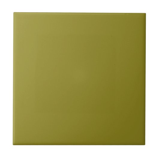 Army Green Solid Color Tile Fliese (Vorderseite)