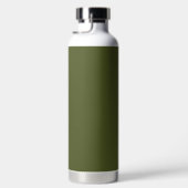 Army Green Solid Color Trinkflasche (Rechts)