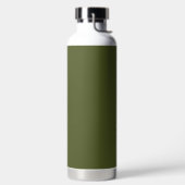 Army Green Solid Color Trinkflasche (links)