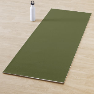 Army Green Solid Color Yoga Mat Yogamatte