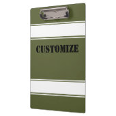Army Green Style Klemmbrett (Links)