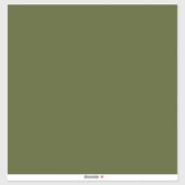 Army green (Vollfarbe) Aufkleber (Blatt)