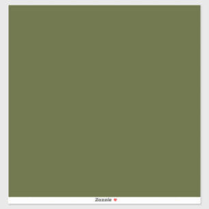 Army green (Vollfarbe) Aufkleber