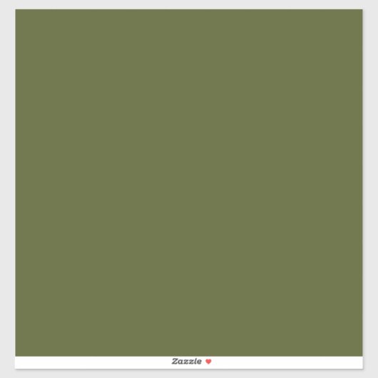 Army green (Vollfarbe) Aufkleber (Blatt)