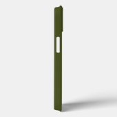 Army green (Vollfarbe) Case-Mate iPhone Hülle (Rückseite / Rechts)