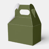 Army green (Vollfarbe) Geschenkschachtel (Rückseite)