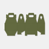 Army green (Vollfarbe) Geschenkschachtel (Ungefaltet)