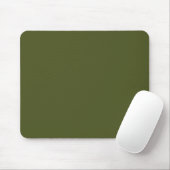 Army green (Vollfarbe) Mousepad (Mit Mouse)