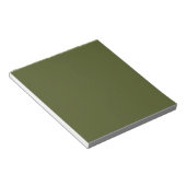 Army green (Vollfarbe) Notizblock (angewinkelt)
