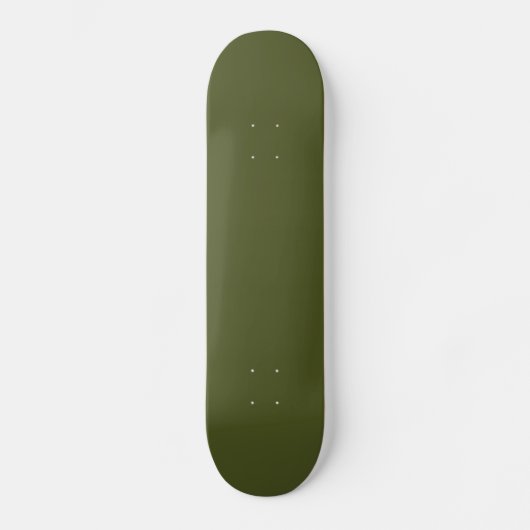 Army green (Vollfarbe) Skateboard (Vorderseite)