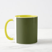 Army green (Vollfarbe) Tasse (Links)