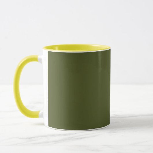 Army green (Vollfarbe) Tasse (Links)