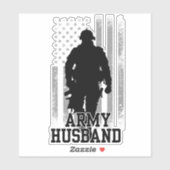 Army Husband Aufkleber (Blatt)