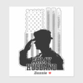 Army Husband Aufkleber (Blatt)