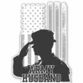 Army Husband Aufkleber (Vorderseite)