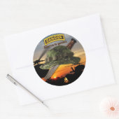 Army Im Flugzeug Ranger LRRP Recon LRPS Runder Aufkleber (Umschlag)