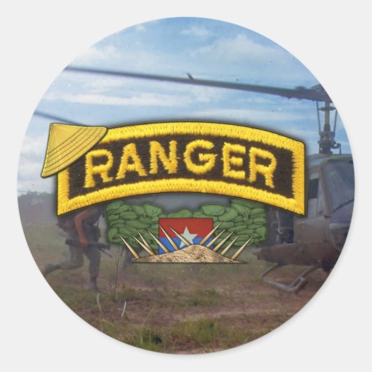 Army im Flugzeug Ranger vietnam War Patch Stickers (Vorderseite)