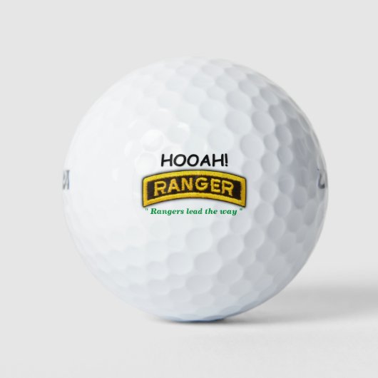 Army Im Flugzeug Rangers Fort Benning Veterans Pat Golfball (Vorderseite)