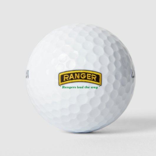 Army Im Flugzeug Rangers Fort Benning Veterans Pat Golfball (Vorderseite)