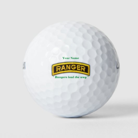 Army Im Flugzeug Rangers Fort Benning Veterans Reg Golfball (Vorderseite)