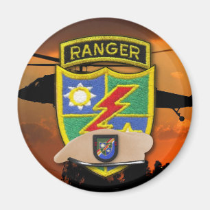 Army Im Flugzeug Rangers Veterans Vets LRRP Recon Magnet