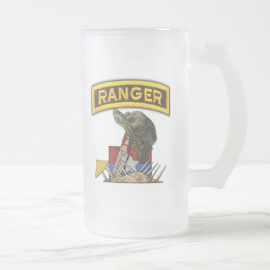 Army Im Flugzeug Rangers Veterans Vietnam Nam War Mattglas Bierglas (Rechts)