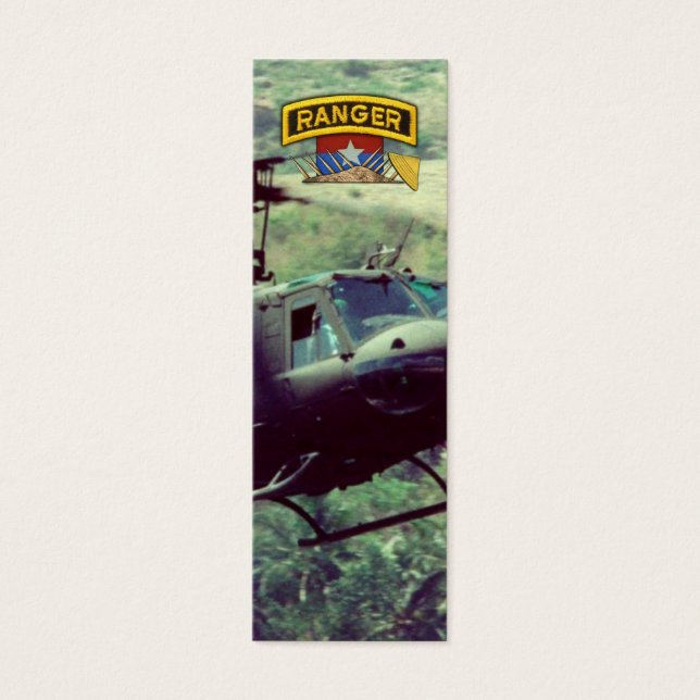 Army Im Flugzeug Rangers Vietnam War Bookmarkers (Vorderseite)