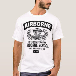 Army Im Flugzeug School T-Shirt