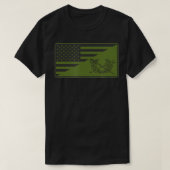 Army JAG Corps American Flag T-Shirt (Design vorne)