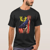 Army JAG Corps Branch American Flag T-Shirt (Vorderseite)