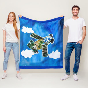 Army Jet Fleecedecke