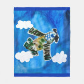 Army Jet Fleecedecke (Vorderseite)