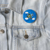 Army Jet "Kunst von Kindern" Button (Beispiel)
