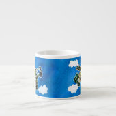 Army Jet "Kunst von Kindern" Espressotasse (Vorderseite)